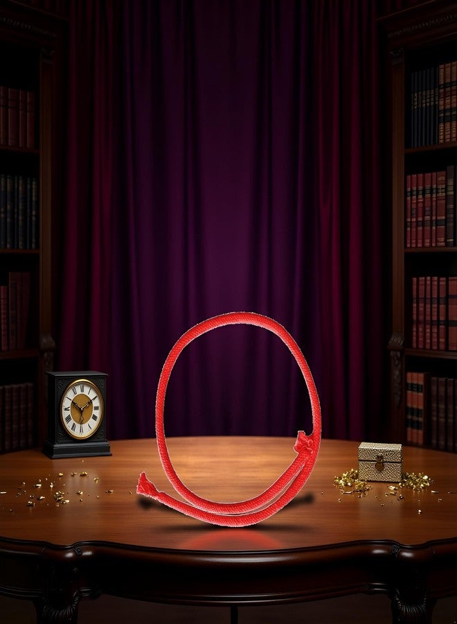 Zhuluck Red The Rigid Stiff Rope Magic Tricks Comedy Stage Close up Rope Magic Mentalism Illusion Gimmick Props Easy to do Magic Games Magic Kits Accessories - Image 4